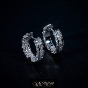 Full-Diamond Earrings
