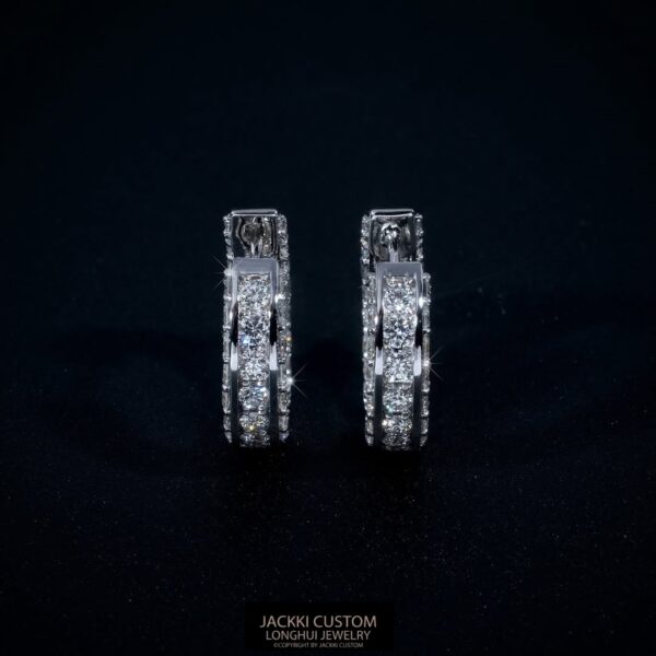 Full-Diamond Earrings