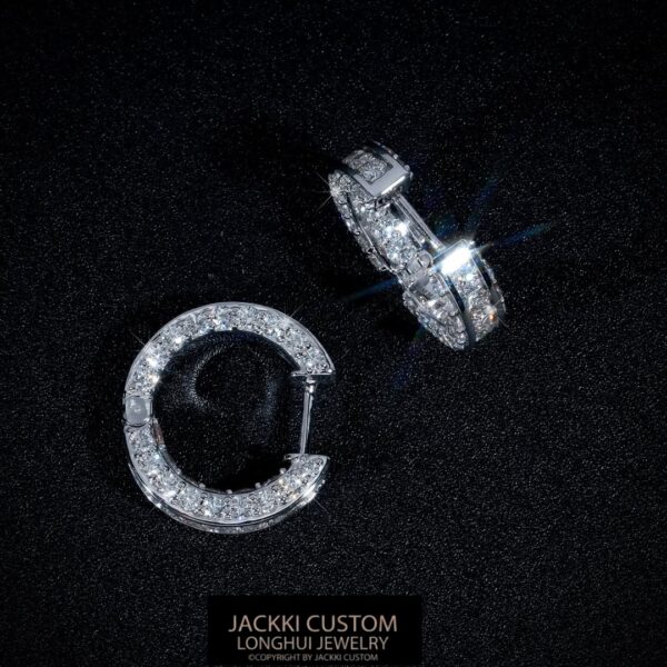Full-Diamond Earrings
