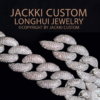 18mm Moissanite Cuban Chain - Premium Solid Silver Icy Drip