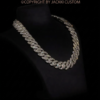 20mm Moissanite Cuban Chain - Premium Solid Silver Icy Drip