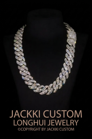 20m古巴_副本 Moissanite Cuban Chain