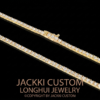 3mm Moissanite Tennnis Chain - Premium Solid Silver Icy Drip