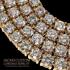 4m网球1_副本 4mm Moissanite Tennnis Chain - Premium Solid Silver Icy Drip