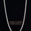 5m网球1_副本 5mm Moissanite Tennnis Chain - Premium Solid Silver Icy Drip