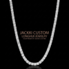 5m网球_副本 5mm Moissanite Tennnis Chain - Premium Solid Silver Icy Drip