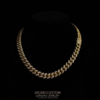 12mm Moissanite Cuban Chain - Premium Solid Silver Icy Drip