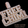 Double-Layer "FREE" Letter Pendant
