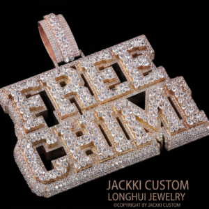 Double-Layer "FREE" Letter Pendant