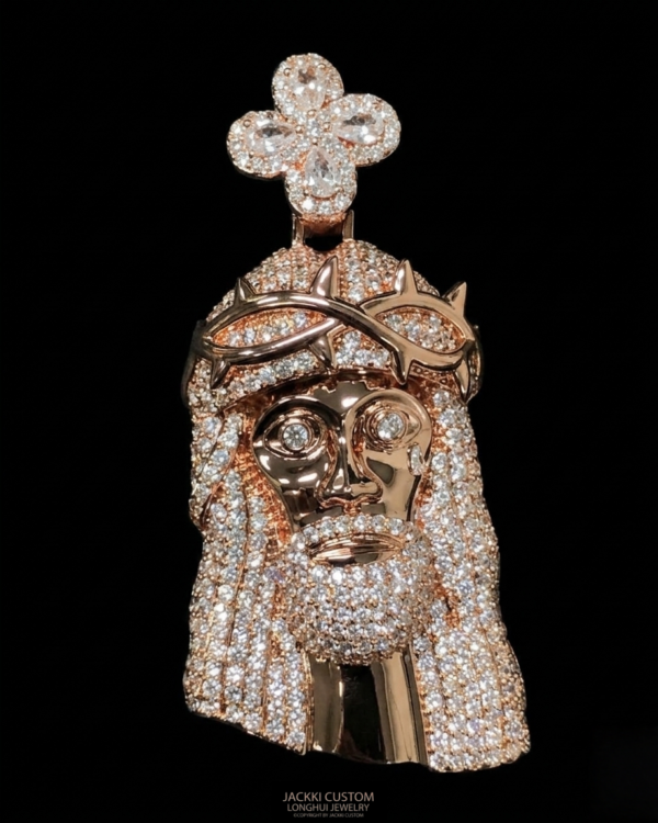 Clover Jesus Pendant