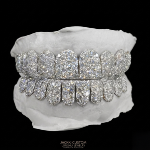 Perm Cut Iced Out Diamond Grillz