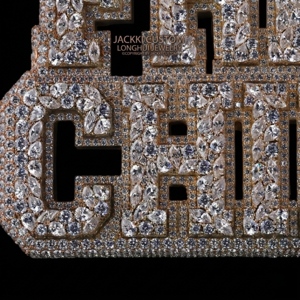 Double-Layer "FREE" Letter Pendant