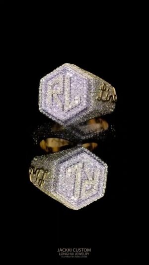 Hip Hop Custom Name Ring