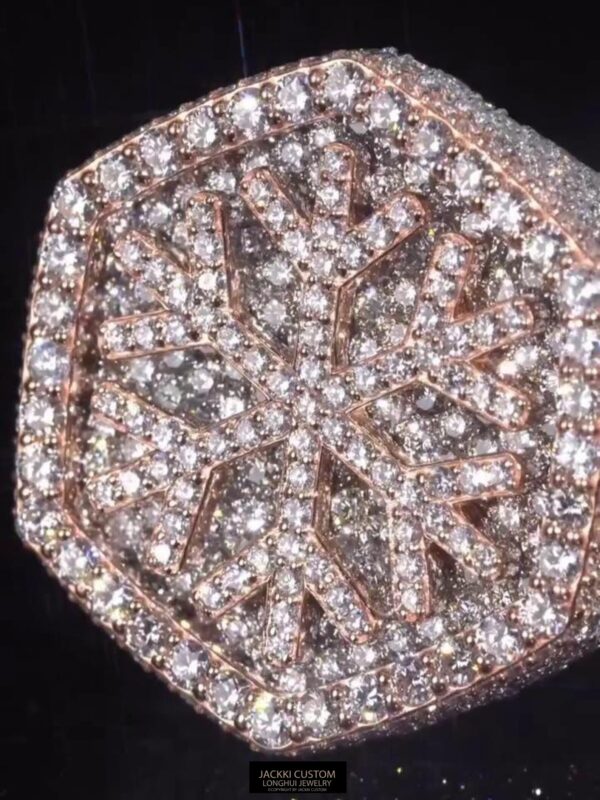 Custom Snowflake Ring