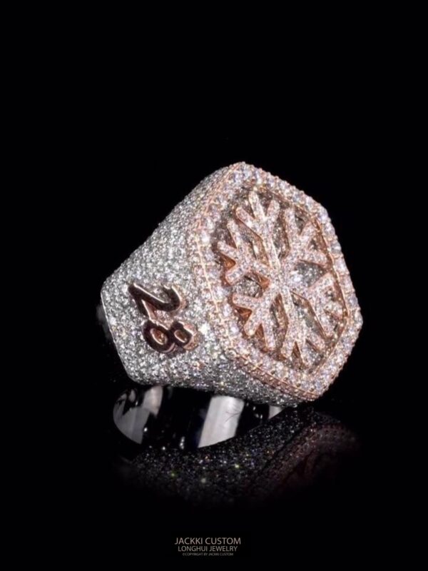 Custom Snowflake Ring