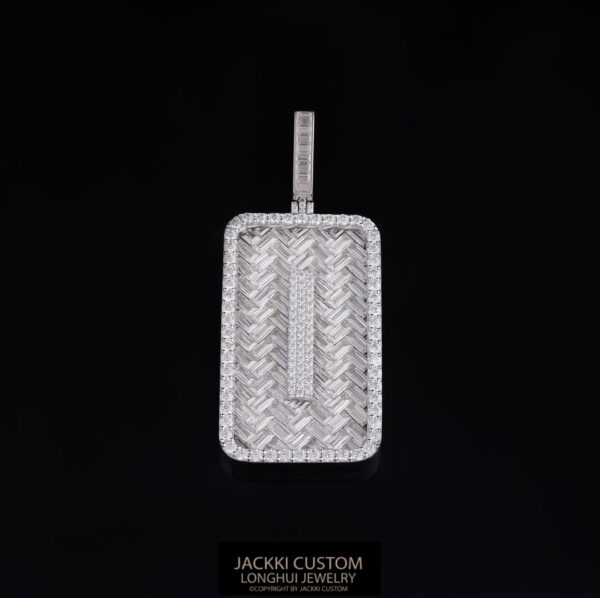Irregular Rectangular Pendant